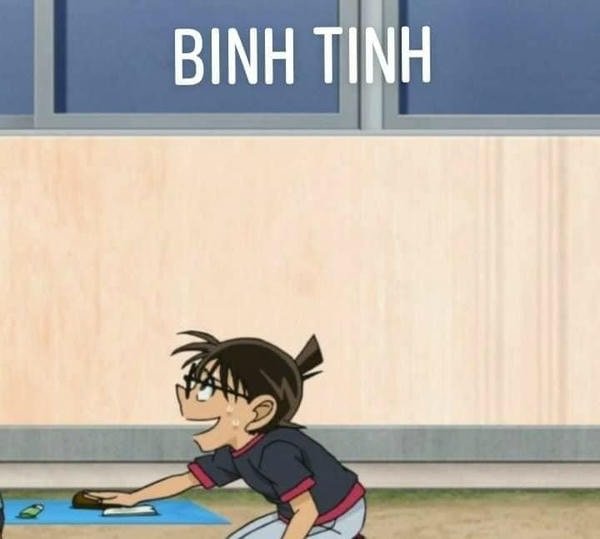 meme conan bình tĩnh