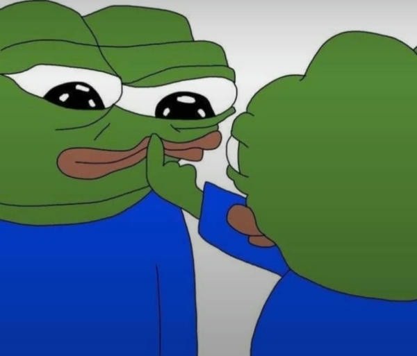 meme dỗi ếch xanh