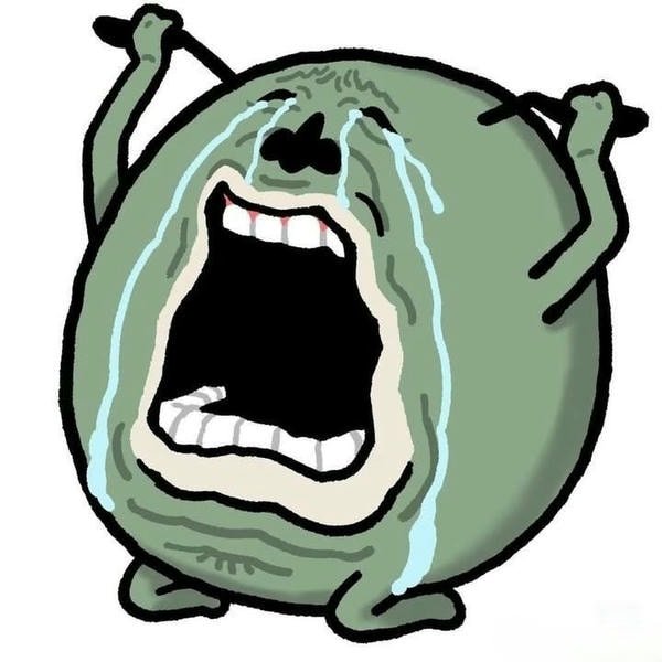 meme dỗi khóc nhè