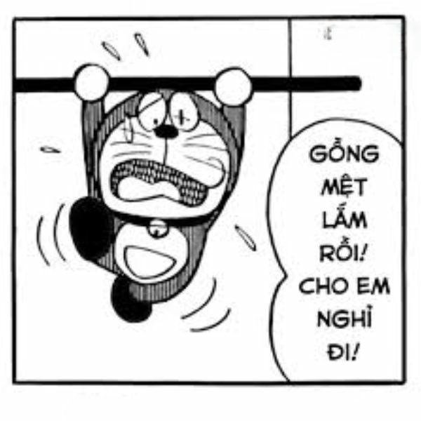 meme doraemon đen trắng
