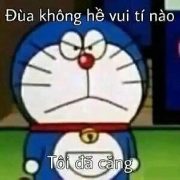 meme doraemon không vui
