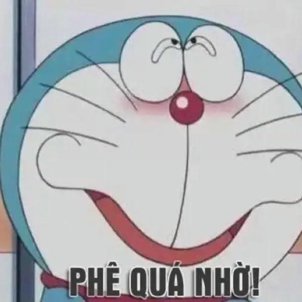 meme doraemon phê