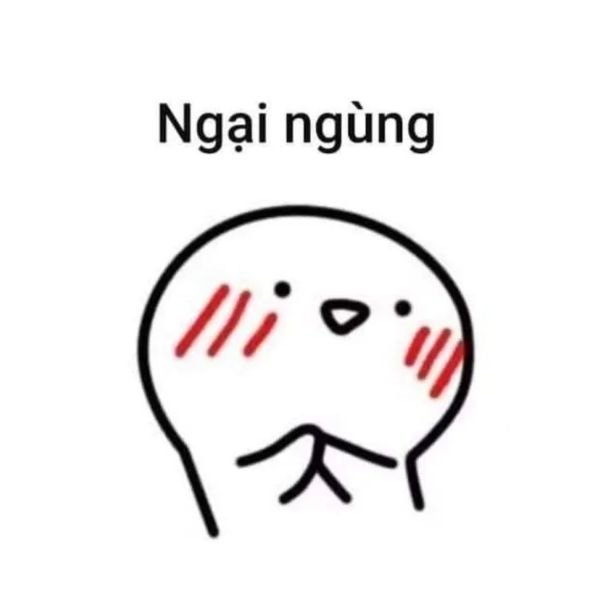 meme ngại ngùng