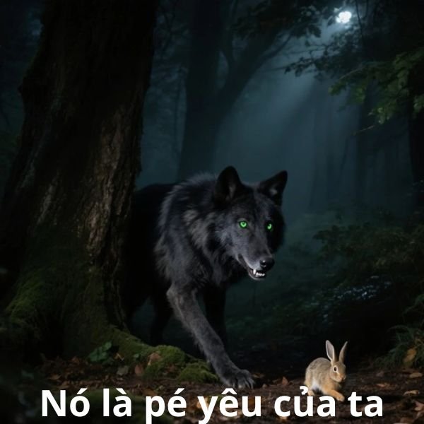 meme sói cô độc 8k