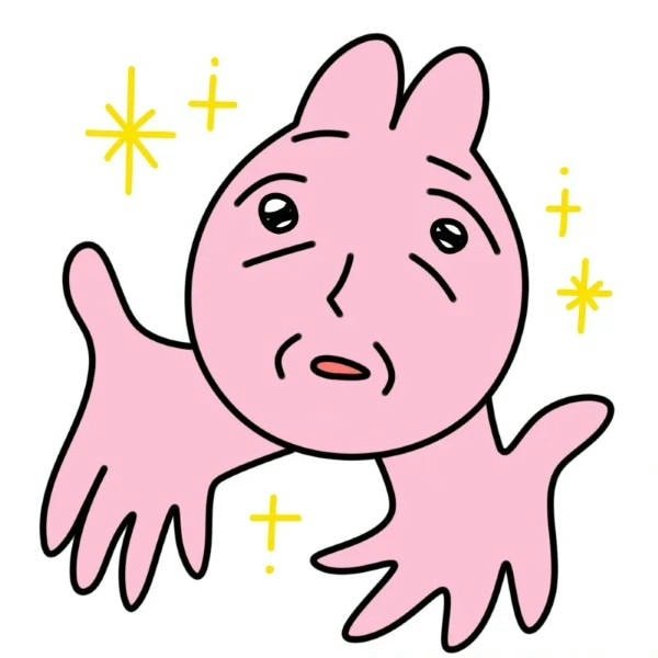 meme thỏ hồng già cỗi