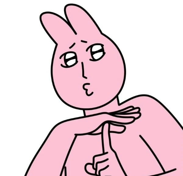 meme thỏ hồng mới nhất