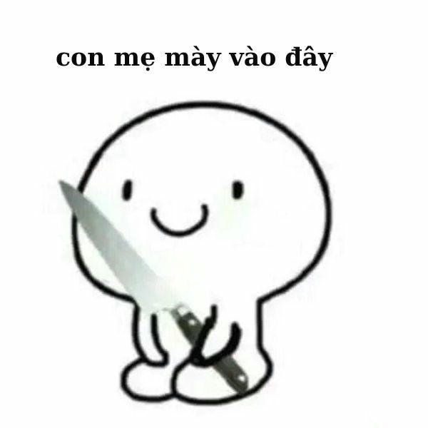 meme tức giận cầm giao