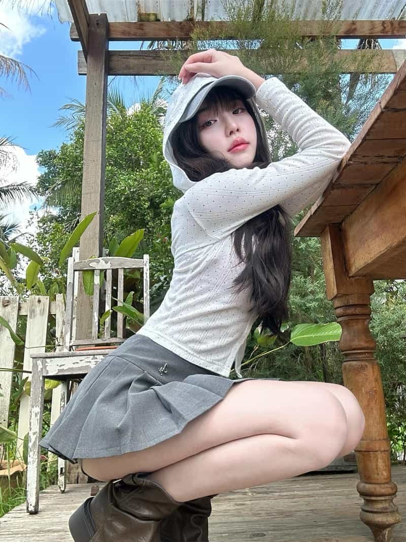 n.gái xinh hàn quốc váy ngắn cute 