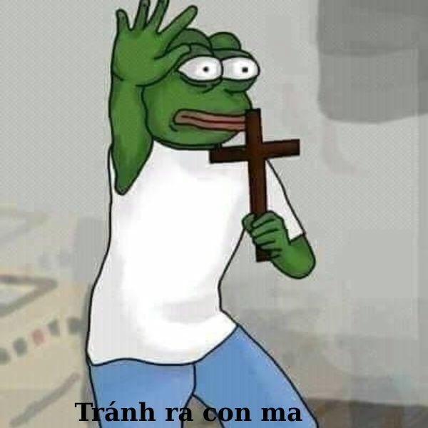 pepe meme cầm thánh giá