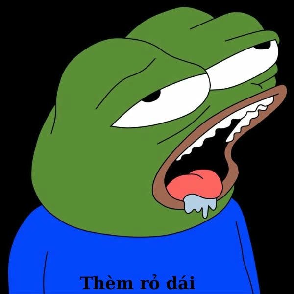 pepe meme thèm rỏ rãi