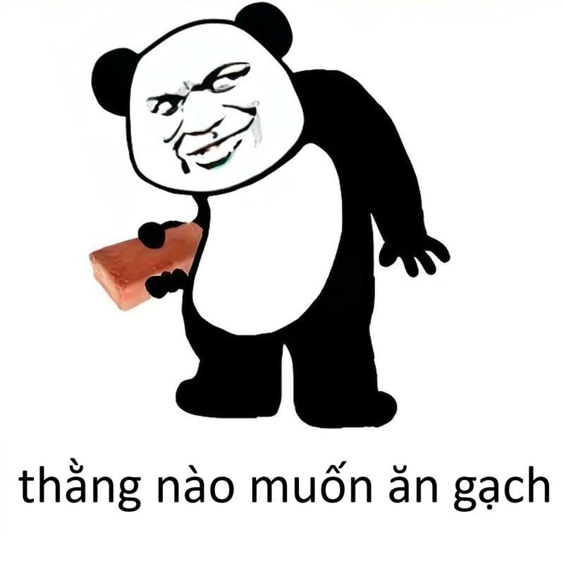 thằng nào muốn ăn gạch