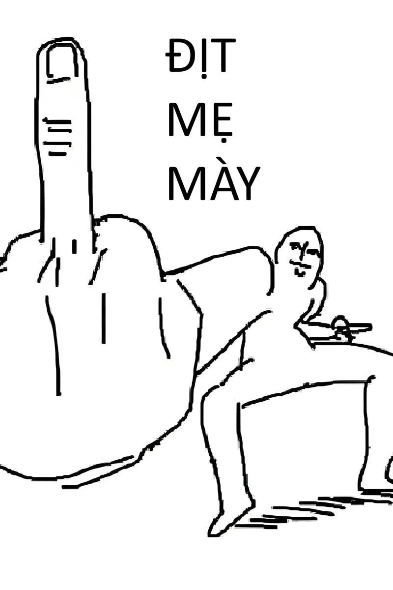 troll ảnh meme chửi tục