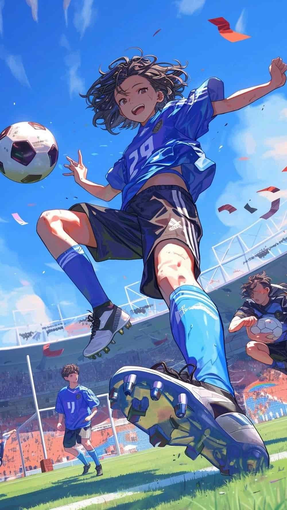 Ảnh anime bóng đá mạnh