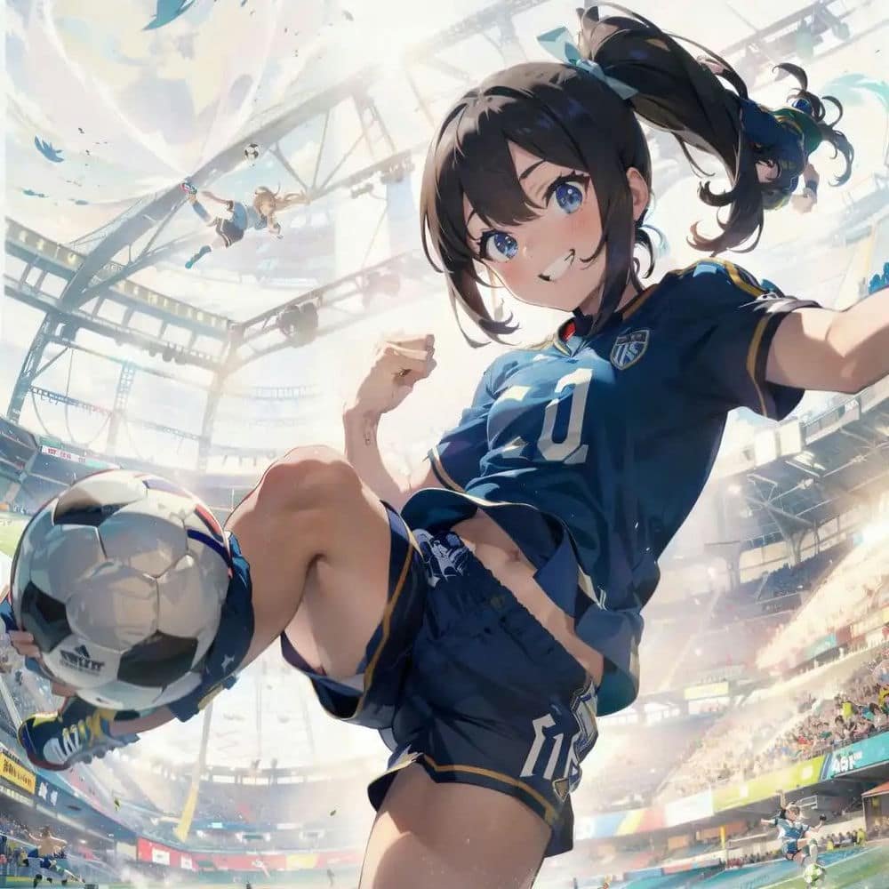 Ảnh anime bóng đá vui