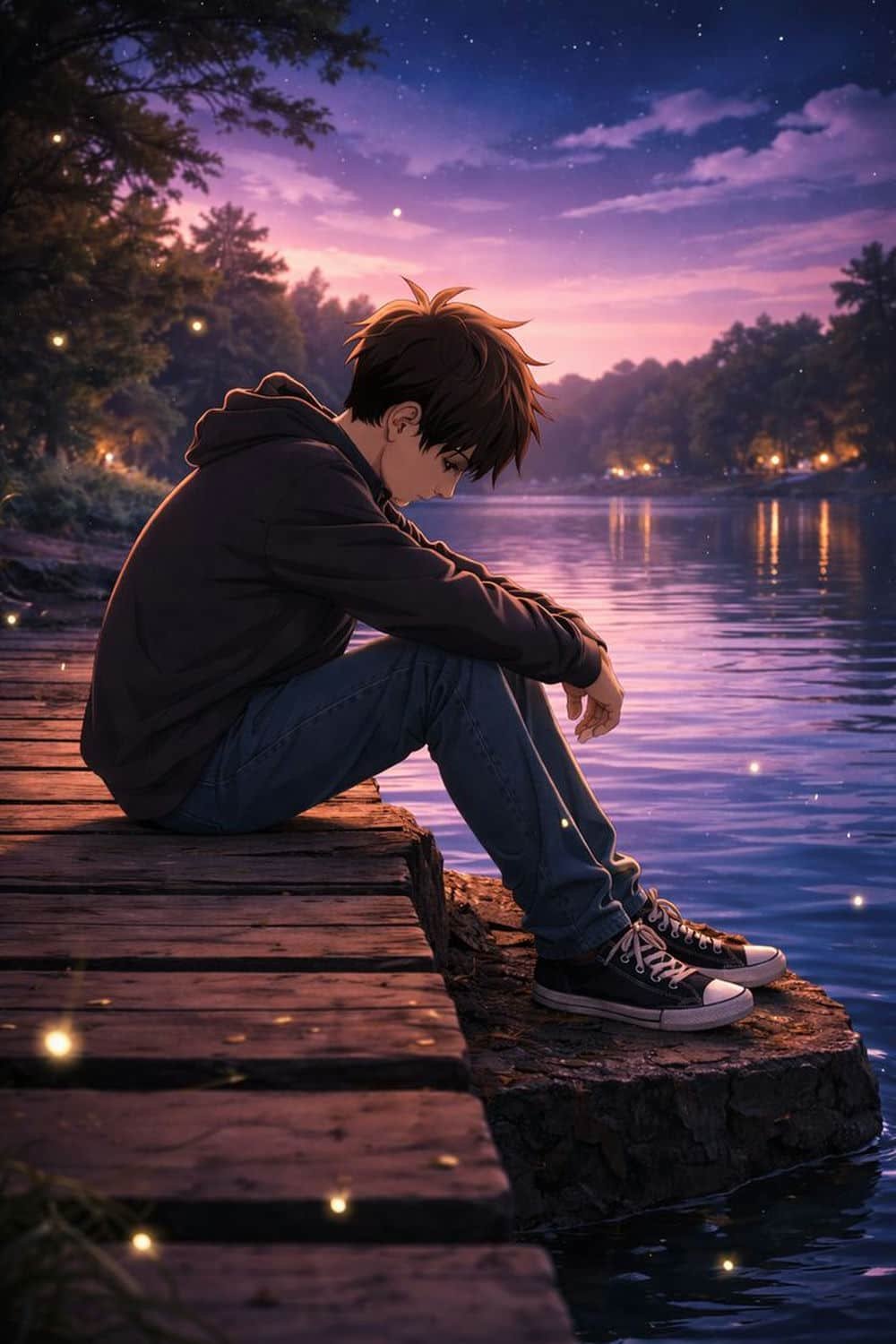 Ảnh anime buồn cô quạnh