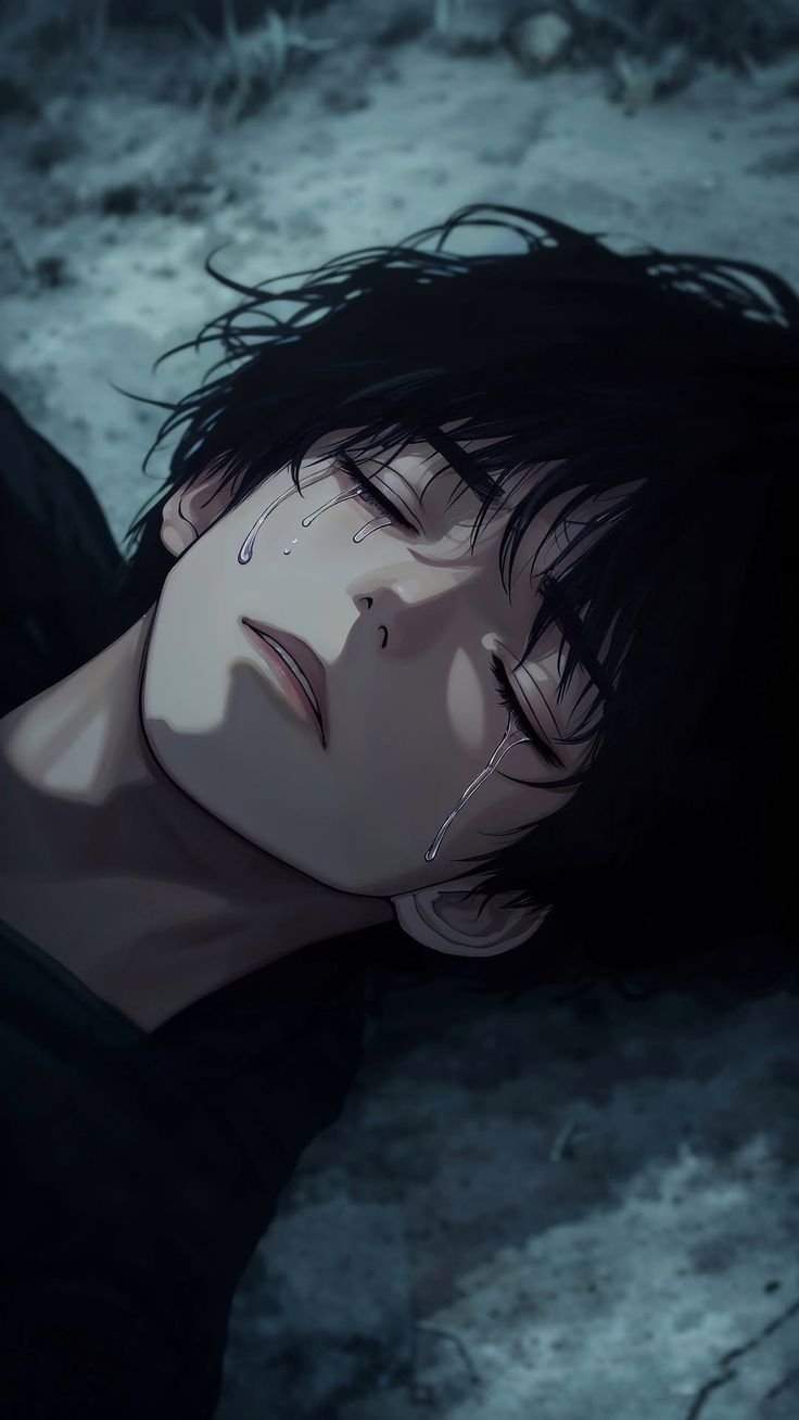 Ảnh anime buồn mưa rơi