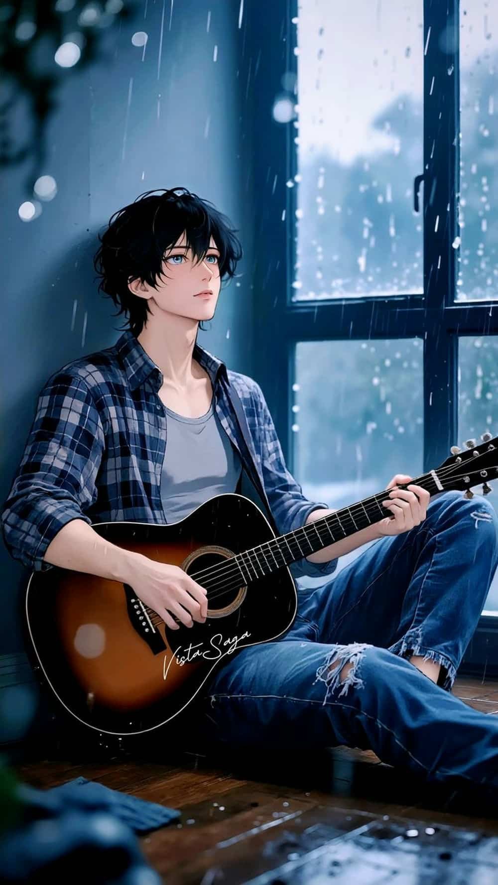 Ảnh anime buồn trong đêm