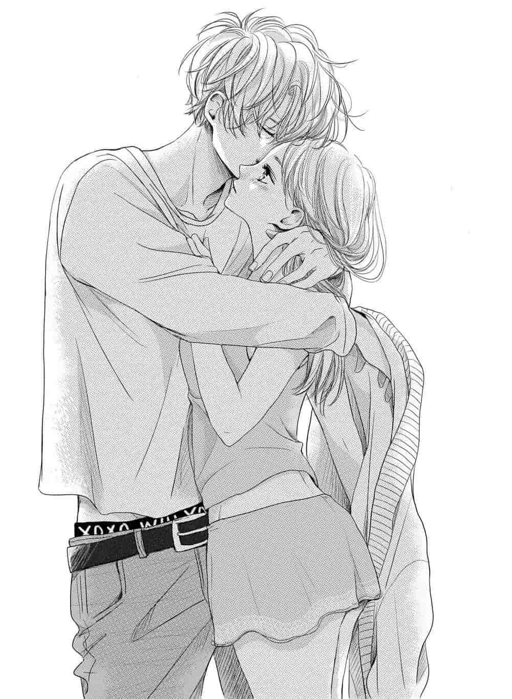 Ảnh anime đen trắng cảm xúc