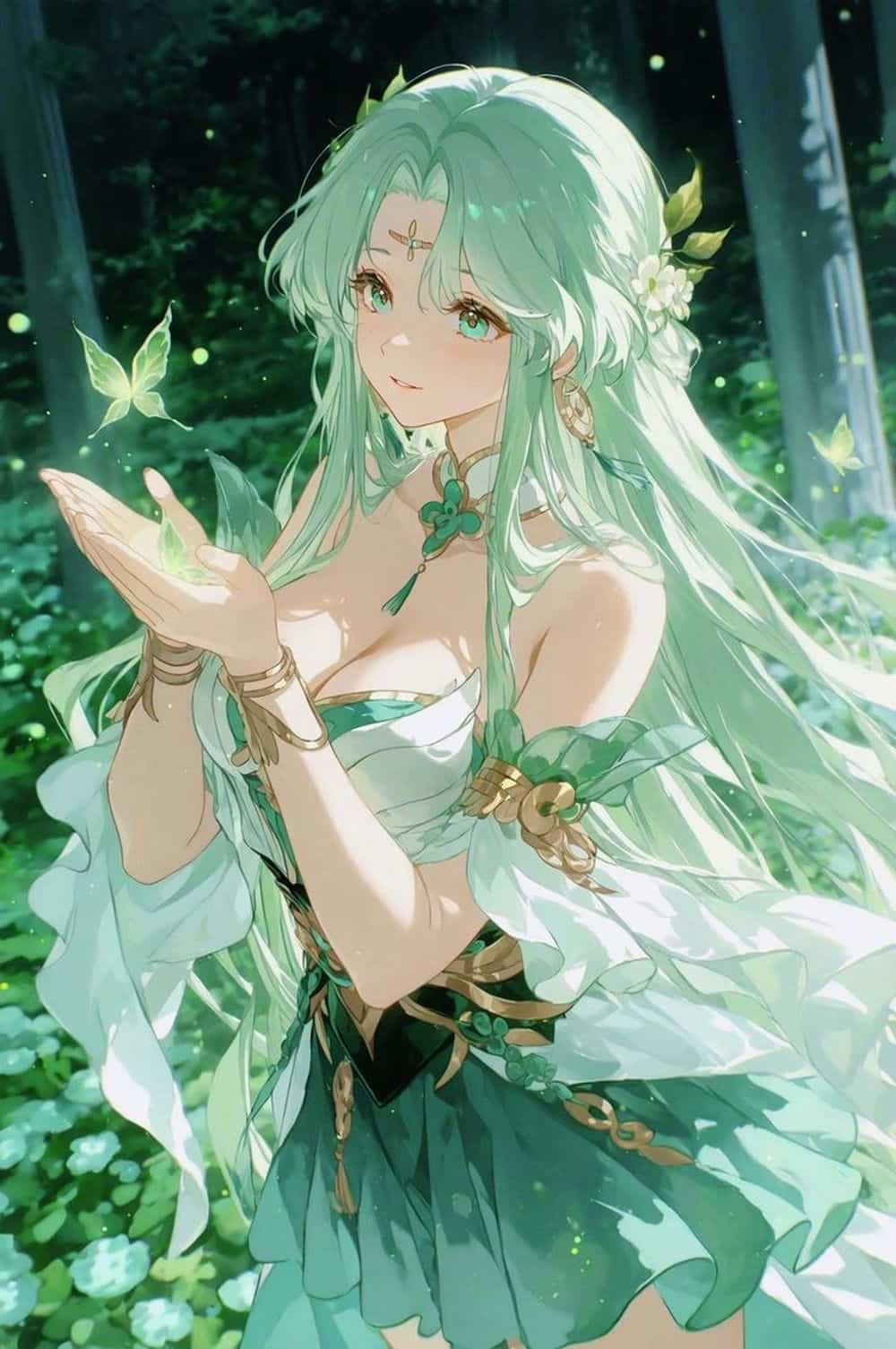 Ảnh anime đẹp ánh mắt sâu