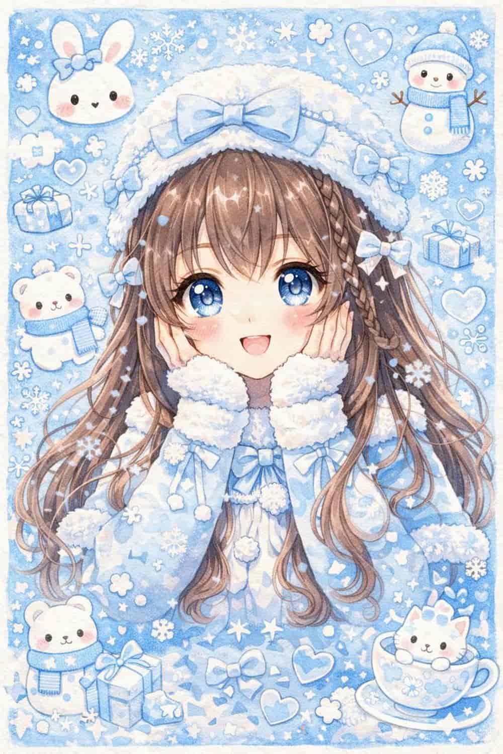 Ảnh anime đẹp trong veo