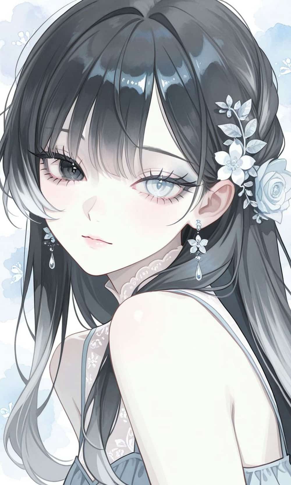 Ảnh anime gái xinh hiền