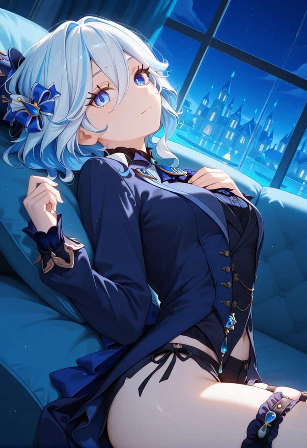 Ảnh furina ánh nhìn lạnh