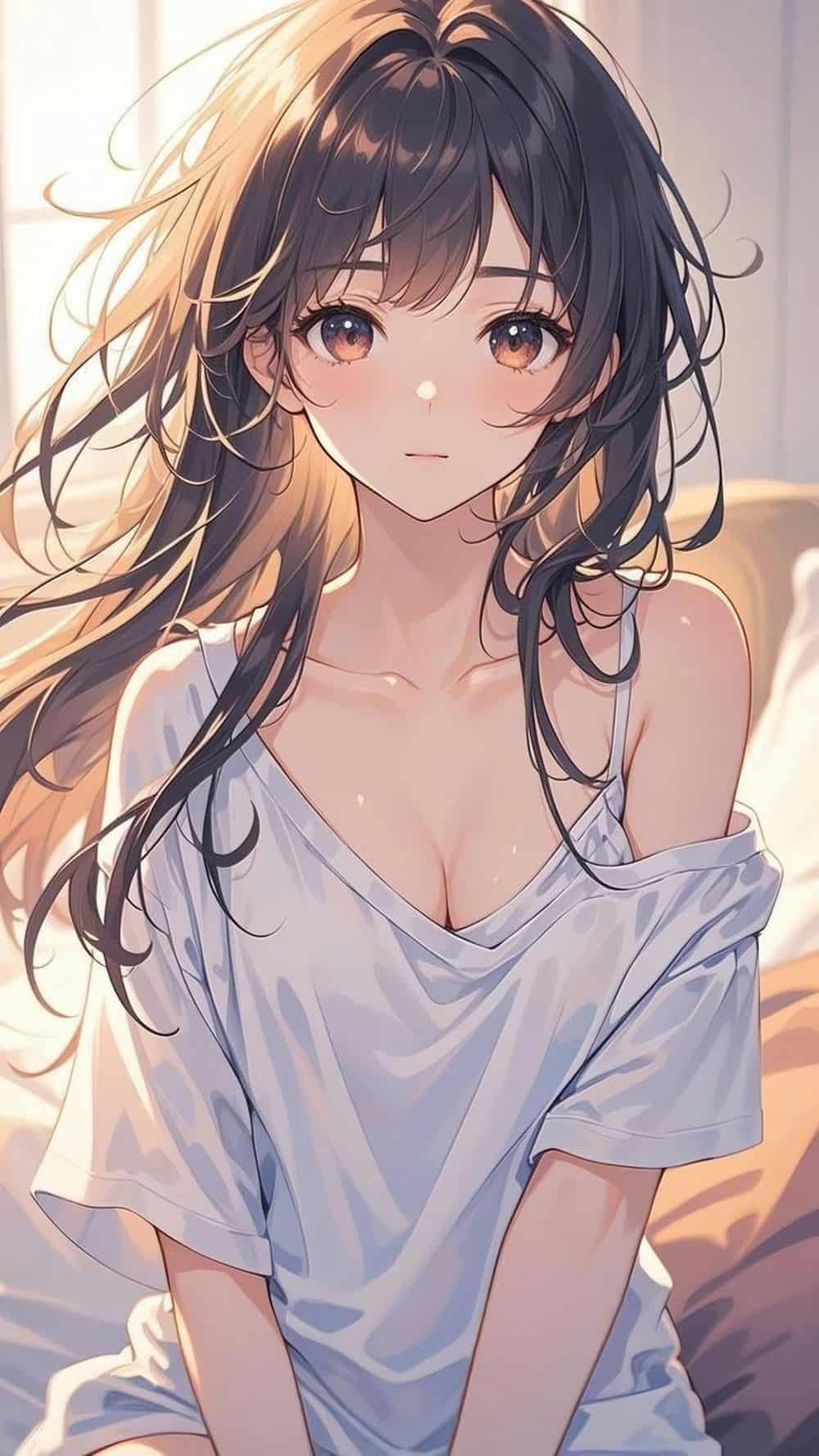 Ảnh gái anime mlem thu hút