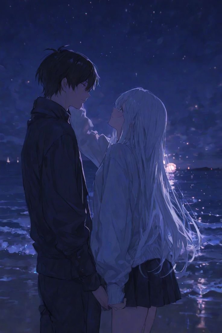 Cặp đôi anime bên nhau mùa đông