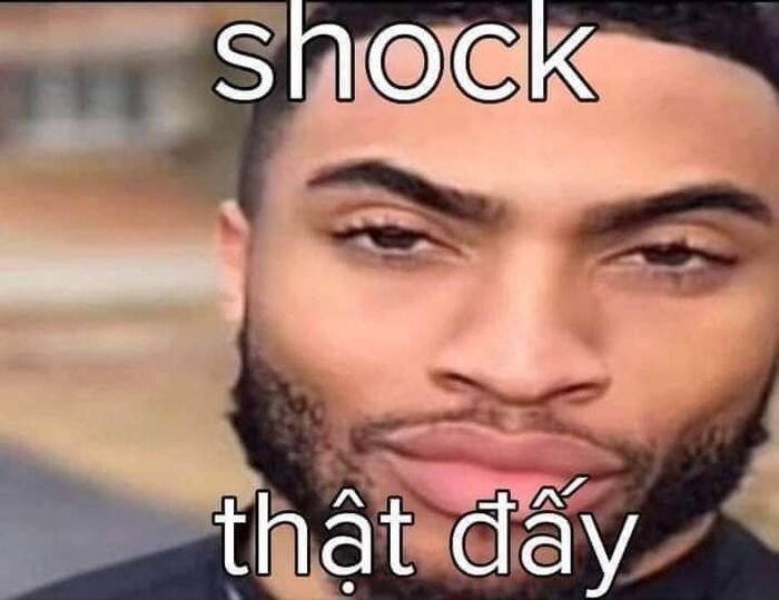 Meme bất ngờ biểu cảm khuôn mặt