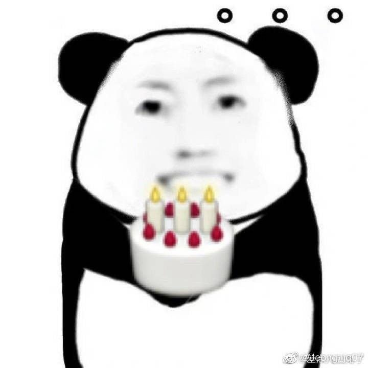 Meme gấu trúc mặt đơ