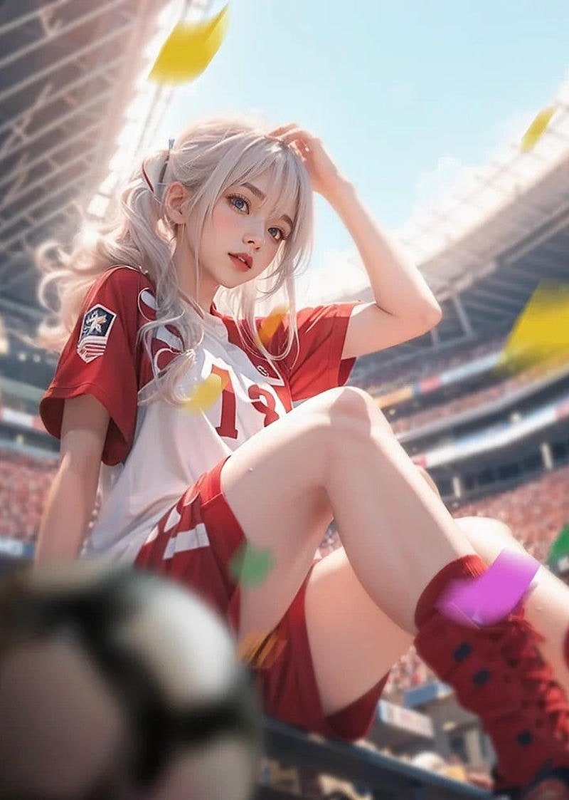 ảnh anime bóng đá phong cách