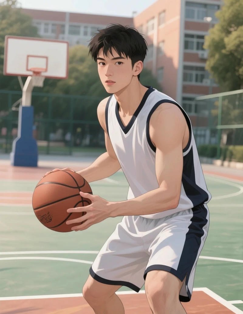 ảnh anime bóng rổ học đường