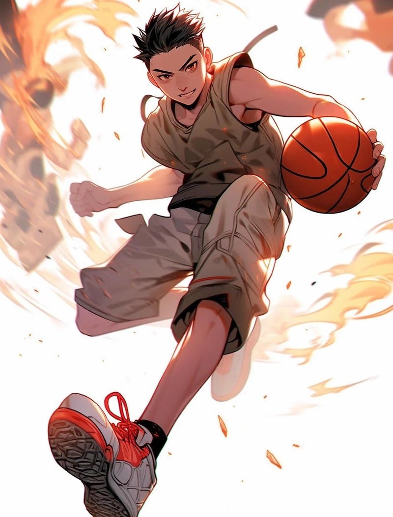 ảnh anime bóng rổ mạnh mẽ