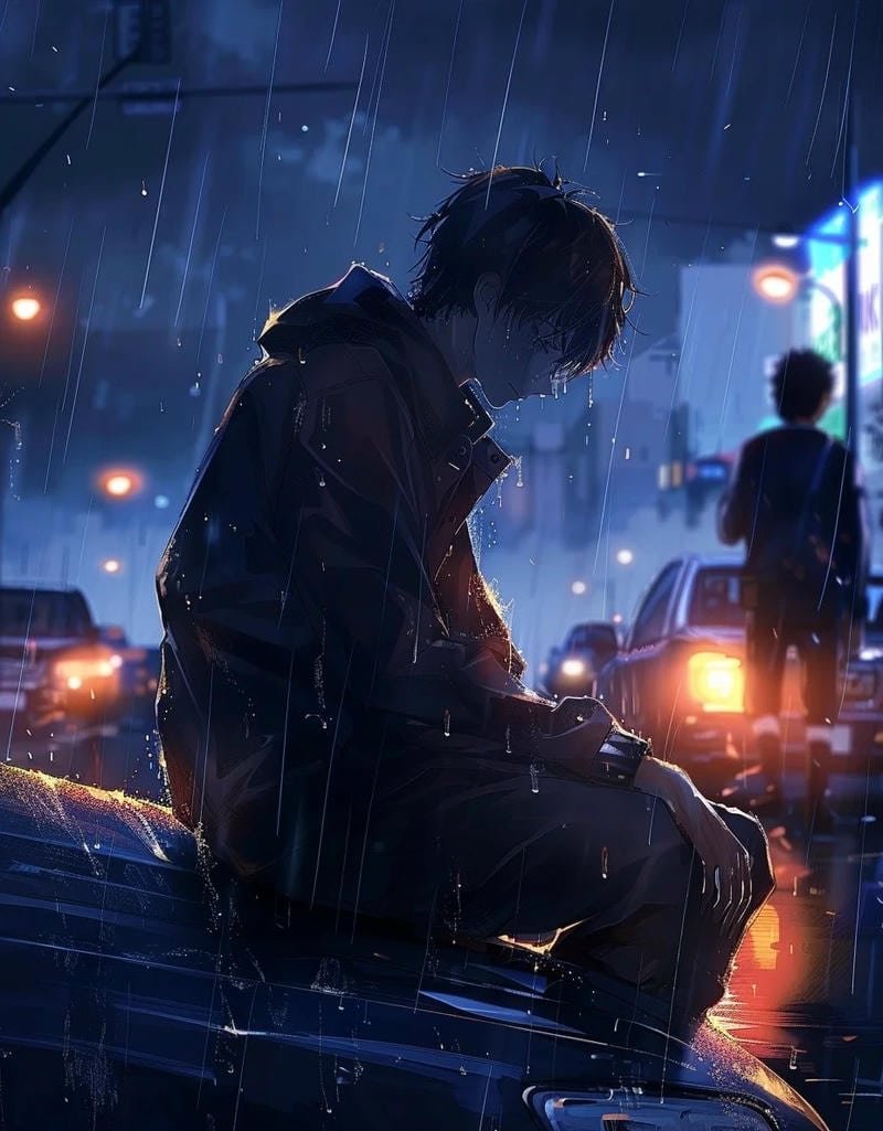 ảnh anime buồn cô độc