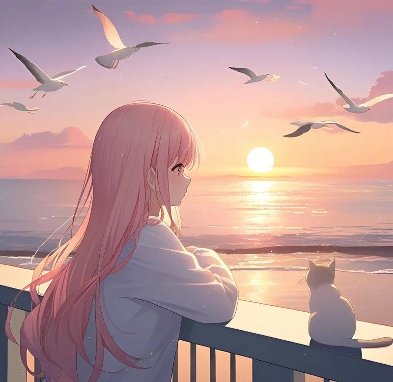 ảnh anime chill yên bình