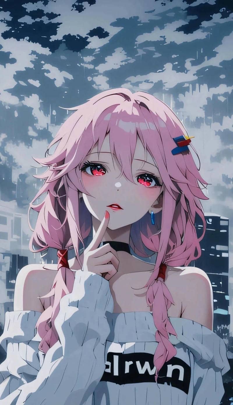 ảnh anime gái xinh buồn