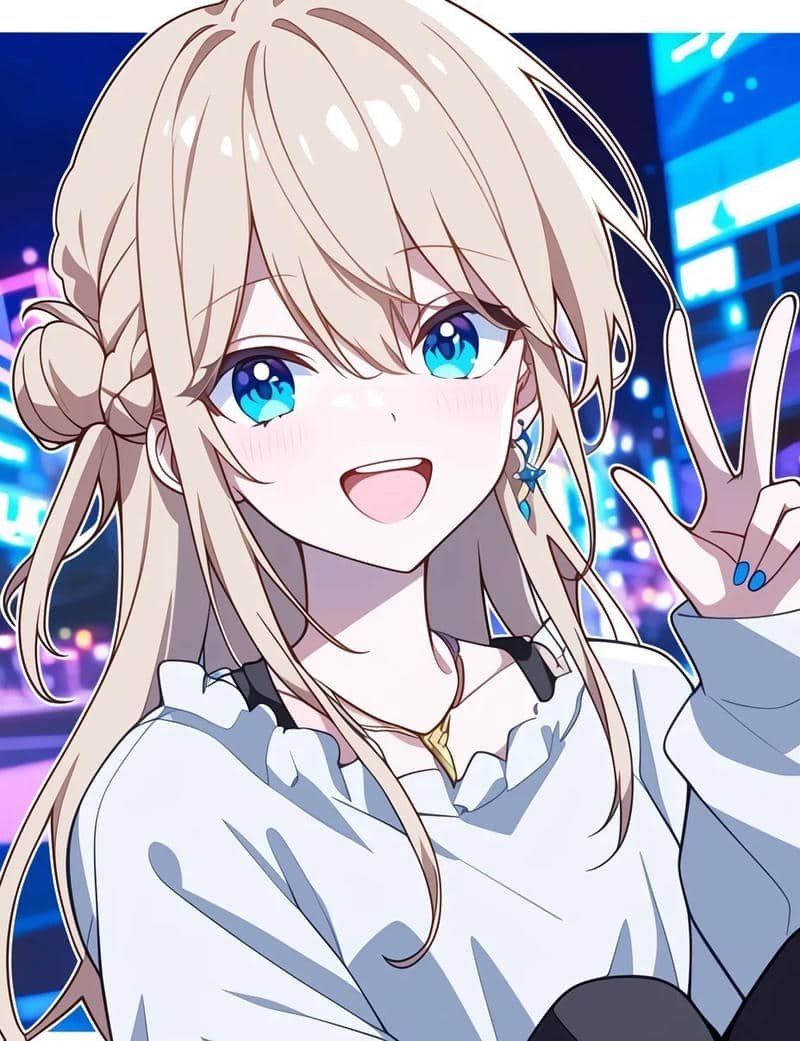 ảnh anime gái xinh cute