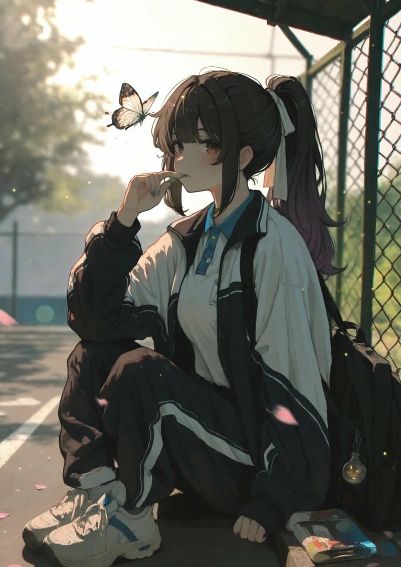 ảnh anime nữ học sinh