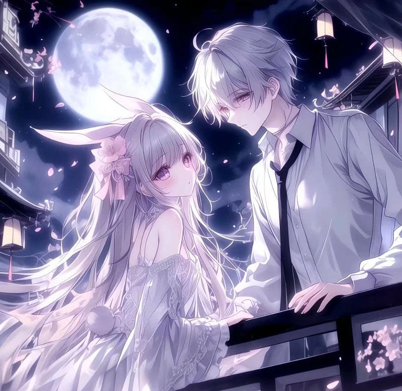 ảnh cặp đôi anime chill