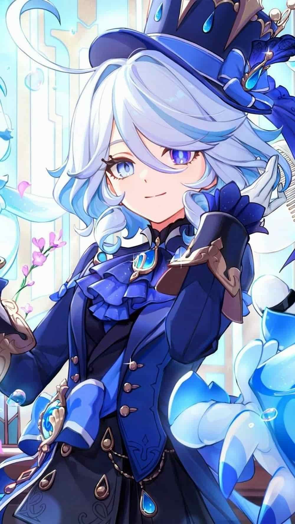 ảnh furina biểu cảm vui