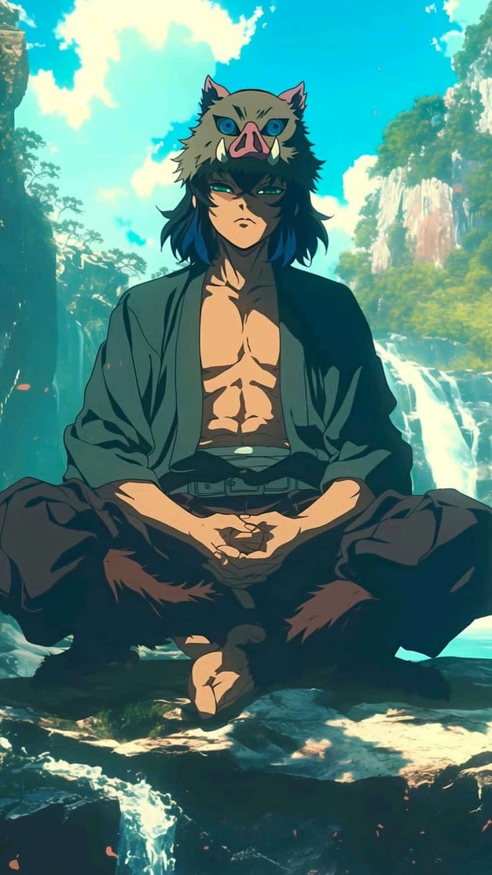 ảnh inosuke biểu cảm dữ