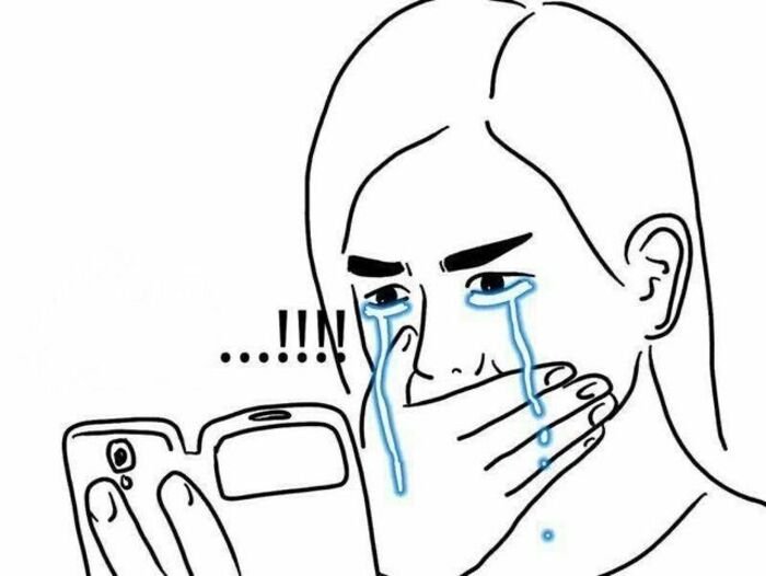 meme khóc cười bất lực