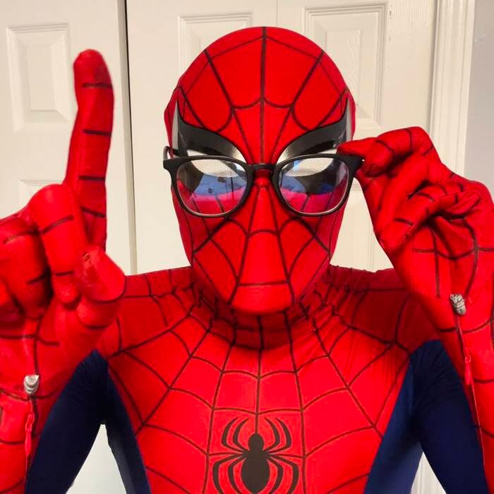 meme spiderman 1 ngón