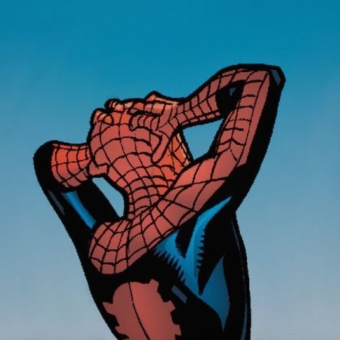 meme spiderman bất lực nhất