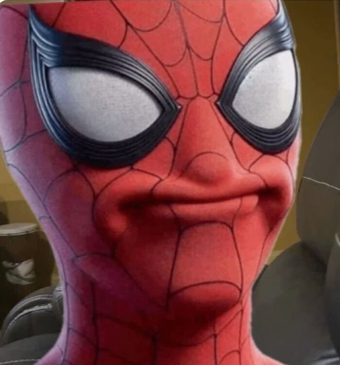 meme spiderman bất lực