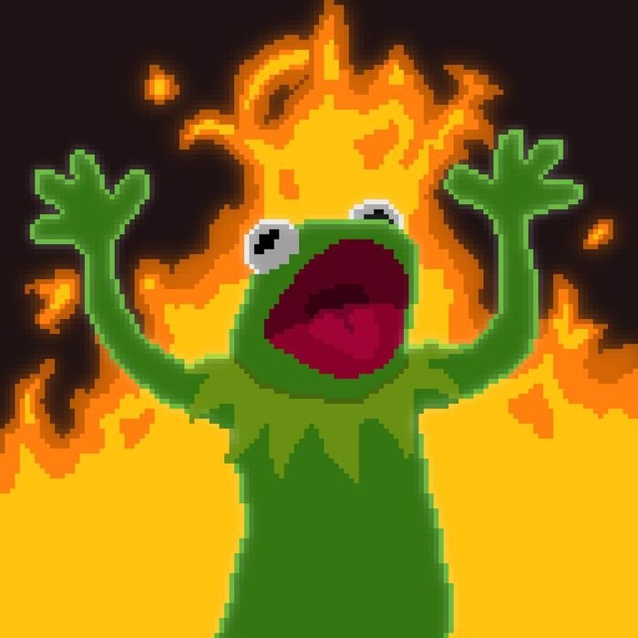 meme tức giận ếch