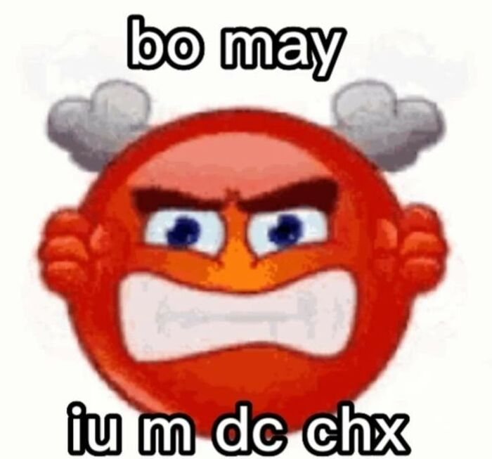 meme tức giận emoji hài