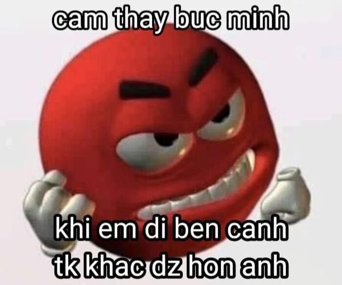 meme tức giận emoji