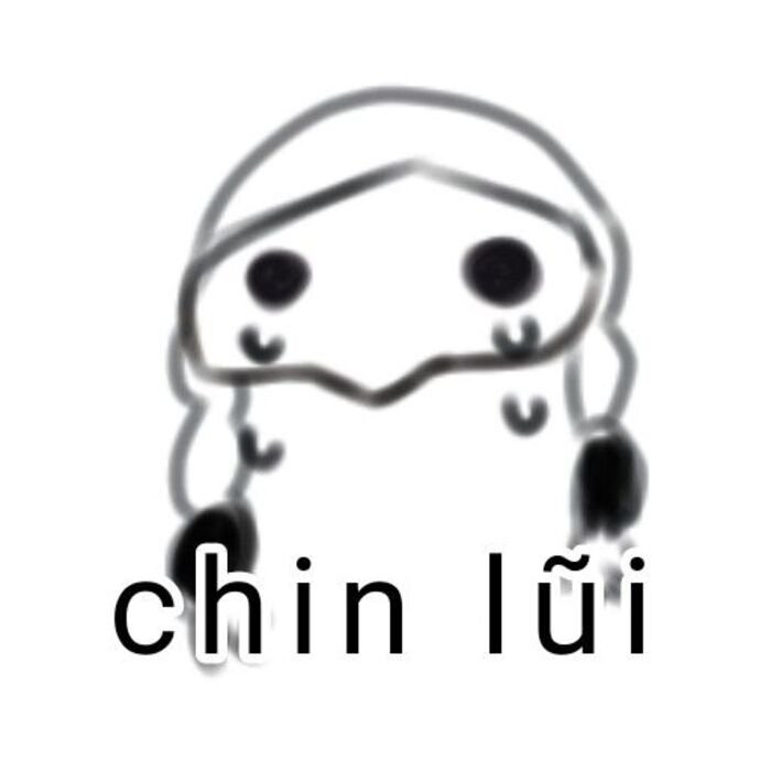 meme xin lỗi chữ đen cute