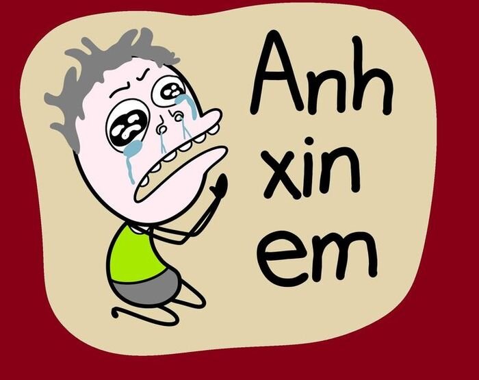 meme xin lỗi lọ